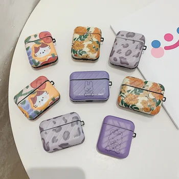 

Cat Flower Fashion Anime Cartoon Headphone Cover for AirPods Pro Trunk Charging Box for AirPods 1 2 3 Earphone Case