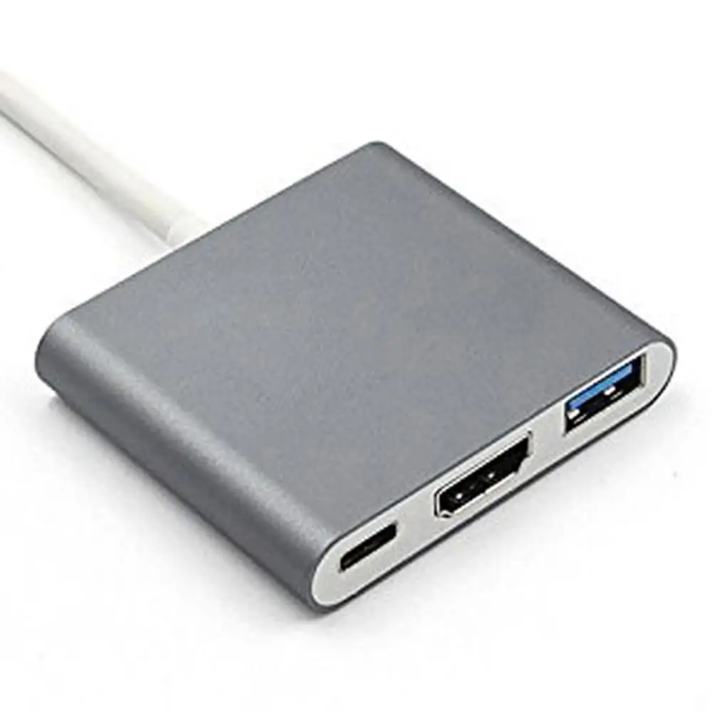 USB 3,1 type C к HDMI USB 3,0 концентратор USB-C многопортовый адаптер донгл док-кабель для нового Macbook Pro