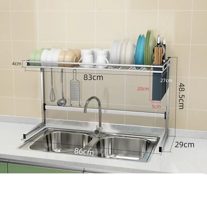 Number 24 Mutfak organizator, аксессуары для кухни, холодильник, нержавеющая сталь, Cozinha Rack, Cocina Organizador, кухонный Органайзер - Color: Number 24
