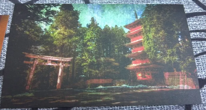 Impression Japan LOMO Ретро открытка Коллекция Поздравительных Открыток художественная линзовидная переработанная записываемая 15*10 см 6 шт