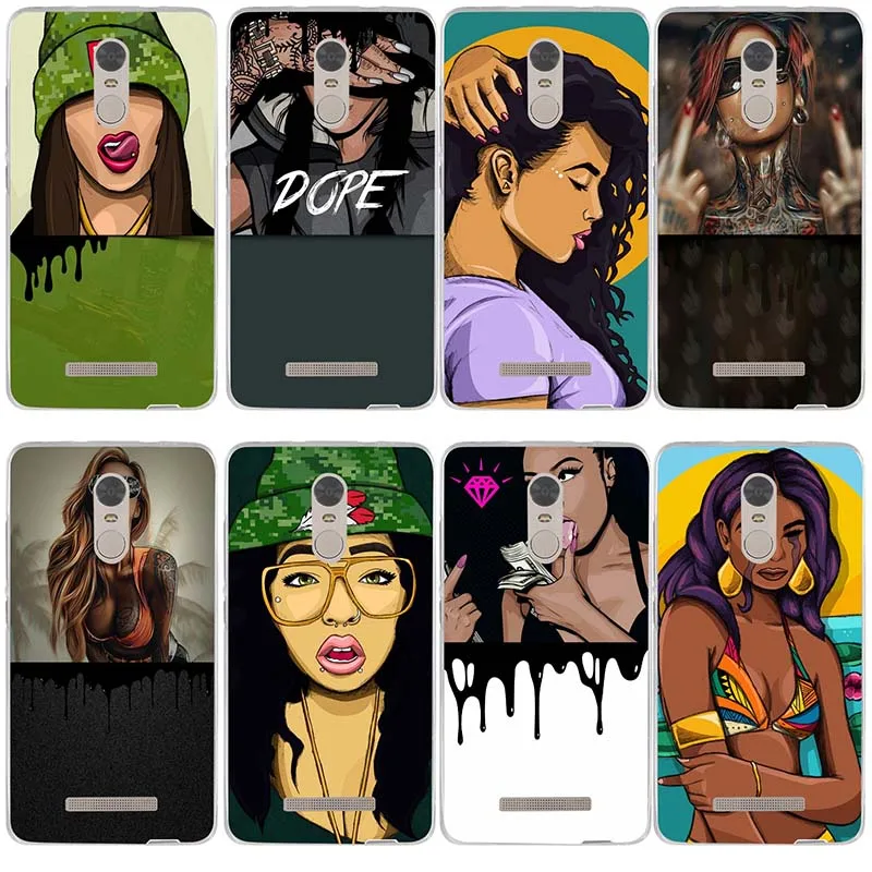 For Xiaomi Mi Redmi Note Max 3 3S 4 4A 4X 5 5A 6A 7 7A A1 A2 8 9 9T SE Soft Silicon Phone Cases Popular Swag Girls Style | Мобильные