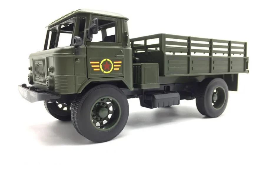 Высокая имитация Автопогрузчик из сплава модель машины пикап, 1:20 игрушка/машинка Военный грузовик, Моделирование звука и управления светом