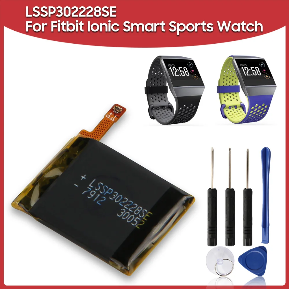 Original Replacement Watch Battery LSSP302228SE For Fitbit Ionic Smart Sports 195mAh | Мобильные телефоны и аксессуары