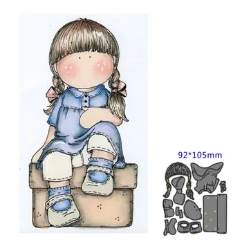 

Metal Cutting Die girl DIY Scrapbooking Paper Cards Decorative Craft Embossing