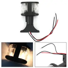 Artudatech понтон складной вниз все круглый якорь 12 в сигнал 4 дюйма морской лодки яхты навигационный светильник аксессуары