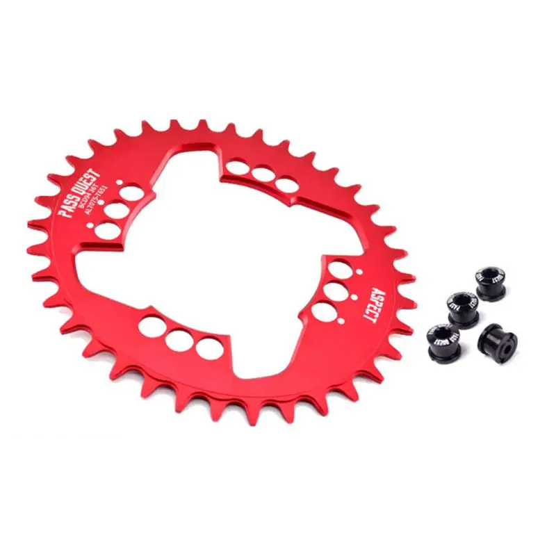 Narrow And Wide Tooth Elliptical Disc Positive And Negative Tooth Plate Mountain Bike Single Disc Tooth Plate