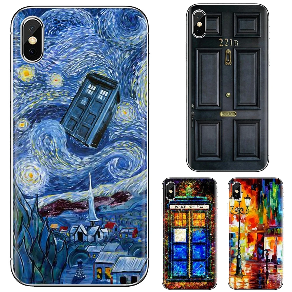 Силиконовый чехол для Huawei Y6 Y5 2019 Xiaomi Redmi Note 4 5 6 7 8 Pro Mi A1 A2 A3 6X 5X 7A Доктор Кто Шерлок