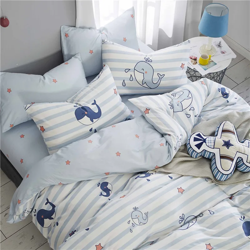 

Quilt Bedding Linens Two-Piece Set-Style Dormitory Beddings Three-Piece Set Cotton Girl Heart Single Bed
