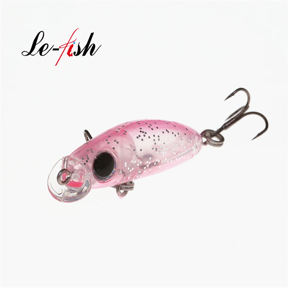 Le fish, Новое поступление, японский дизайн, ультра-светильник, приманка для рыбалки, 2,3 г, 35 мм, Плавающий Гольян, мини, жесткая приманка для окуня, форели, окуня