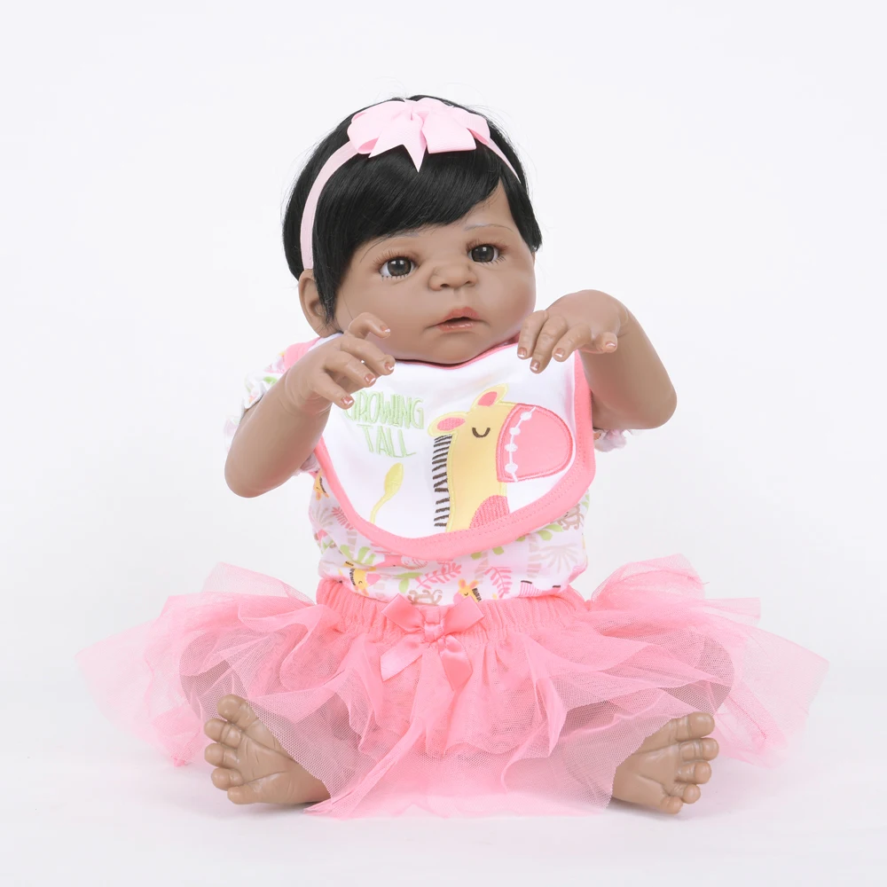 55 см имитация принцессы Bebe Reborn baby girl куклы мягкий полный силиконовый корпус водонепроницаемый Reborn дети Playmate ребенок подарок на день рождения