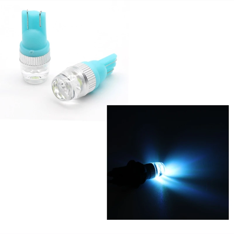 100 шт. T10 светодиодный W5W Canbus 5630 2smd 1 Вт автомобильный габаритный фонарь боковой Клин номерной знак лампа универсальный авто инструмент потолочный светильник