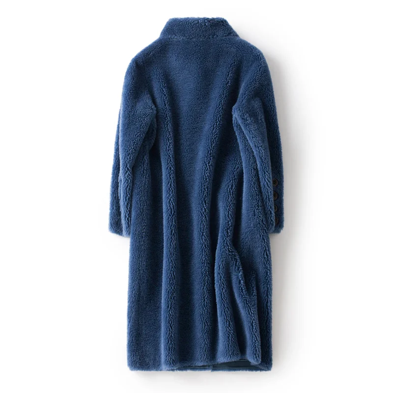 Новинка natuarl, овечья шерсть, пальто для женщин, настоящая овечья стрижка, меховая куртка, зимняя овечья шерсть, пальто размера плюс, F1204