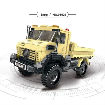 

Jeep SUV Off-Road Car Series Technic Super big foot Truck Models Building Blocks Sets Bricks Kids Educational Toys for Children