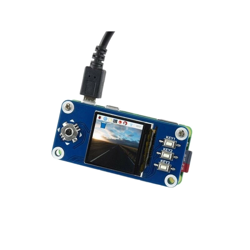 Waveshare 1,3 дюймовый ips ЖК-дисплей шляпа для Raspberry Pi Zero/Zero с Zero WH/2B/3B/3B +/4B, 240X240 пикселей, SPI интерфейс Waveshare 1,3 дюймовый ips ЖК-дисплей шляпа для Raspberry Pi Zero/Zero с Zero WH/2B/3B/3B +/4B, 240X240 пикселей, SPI интерфейс