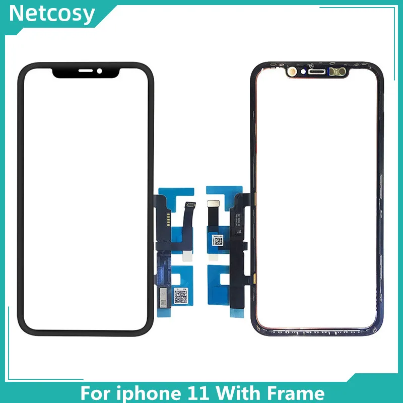 Сенсорный экран дигитайзер стеклянная панель объектива для iphone X XS XR XS Max внешний экран стекло Сенсорная панель Замена для iphone 11 XS XR