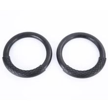 Heavy Duty Abs Plastic 28Mm Exercise Fitness Gymnastic Rings With Foam Handle Gym Exercise Pull Ups 2 Pcs