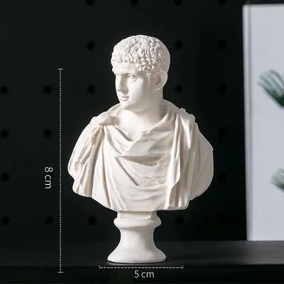 C Septimius Geta Chopin Джордж Gemmelada головные портреты мини гипсовая статуя украшение дома Смола искусство и ремесло эскиз практика R3227 - Color: C