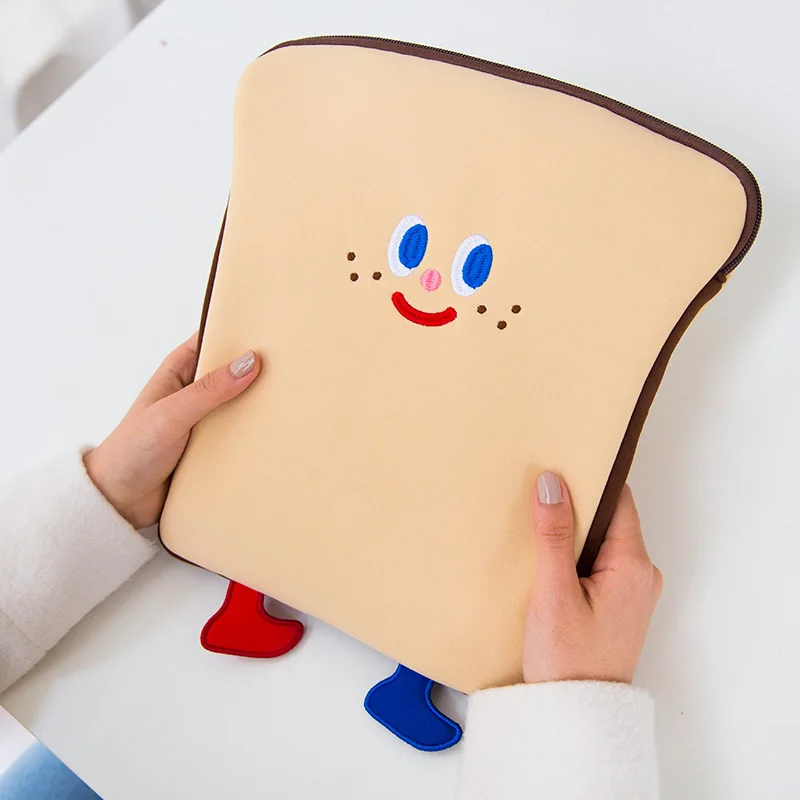 Сэндвич дизайн сумка для ноутбука для ipad защитный чехол сумки мини Apple Macbook Чехол для женщин плюшевый Органайзер Сумка