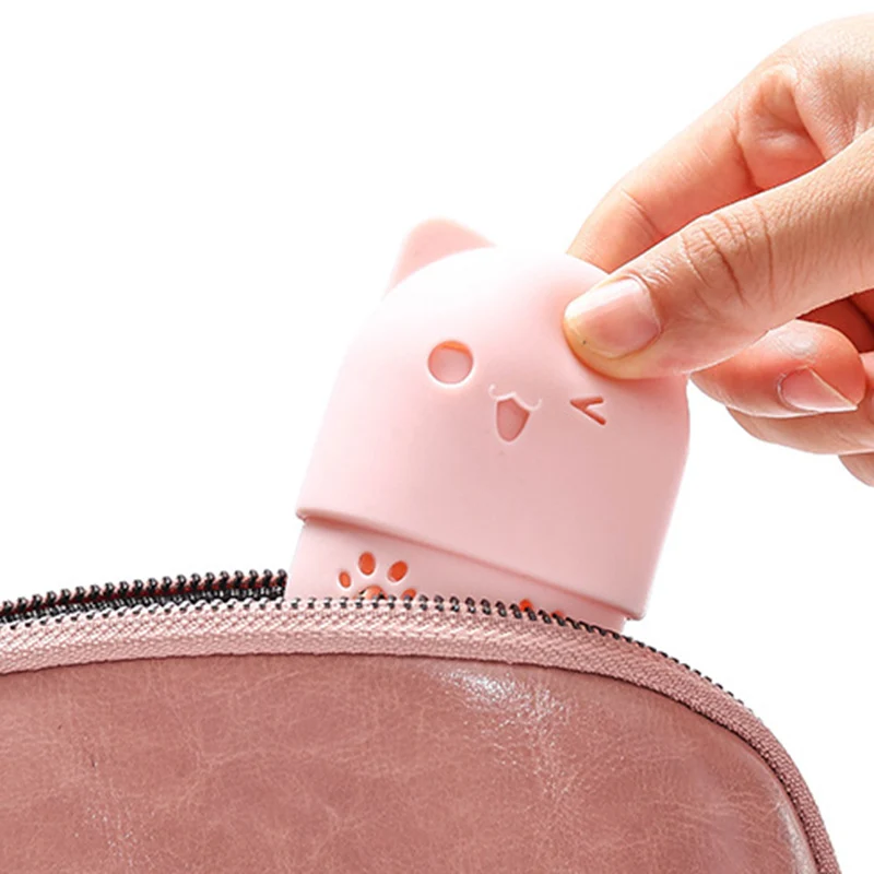 Косметика для губ Puff чехол для хранения мягкая силиконовая оболочка-дружественная пуховая сушка влагостойкий Мини милый чехол для хранения BV789