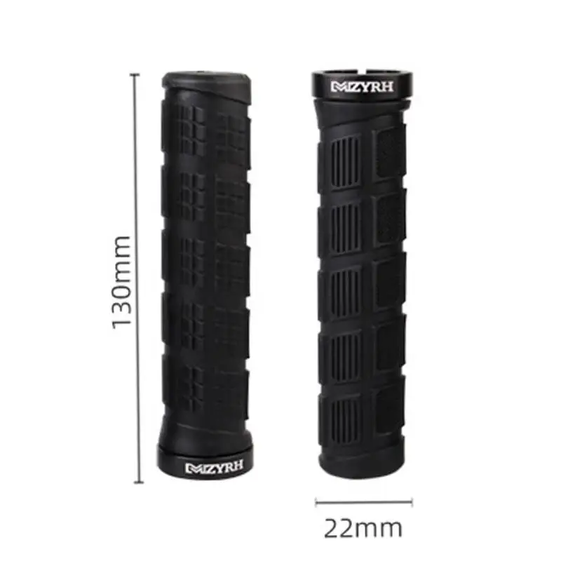 

1 Pair Mountain Bike Shockproof Handle Bar Non-slip Rubber Grip Cover Outdoor Cycling Sleeves Protect Relief Skull Design