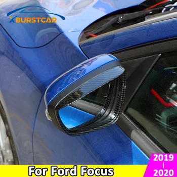 

Car Accessories for Ford Focus 2019 2020 2pcs Rear View Mirror Rain Shade Rainproof Blades Car Back Mirror Eyebrow Rain Cover