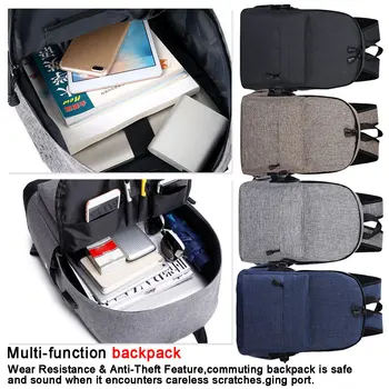 

Multi Function Anti theft Waterproof School Bag Laptop Anti Theft Travel bag Usb charging Schoolbag Travel Backpack
