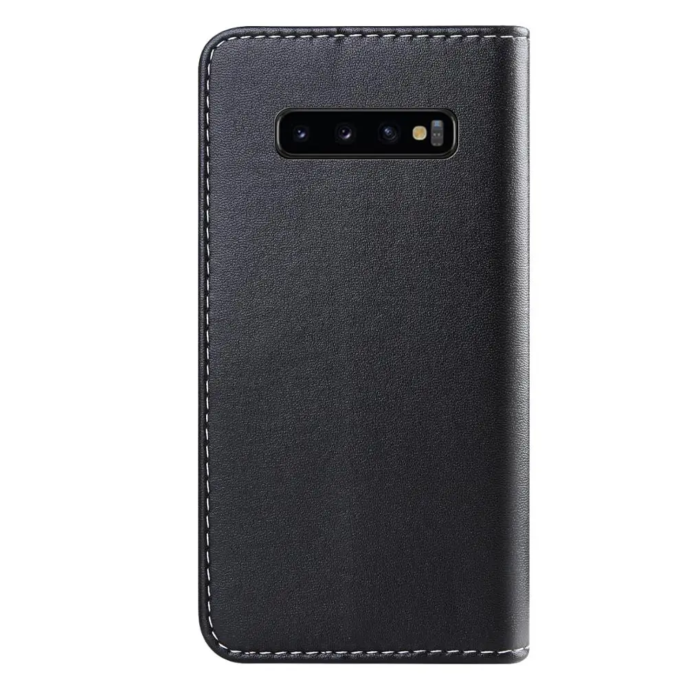 Кожаный чехол для телефона на для Samsung Galaxy S8 S9 S10 плюс S7 край J3 J5 A6 J4 J6 плюс A7 J2 премьер-Чехол