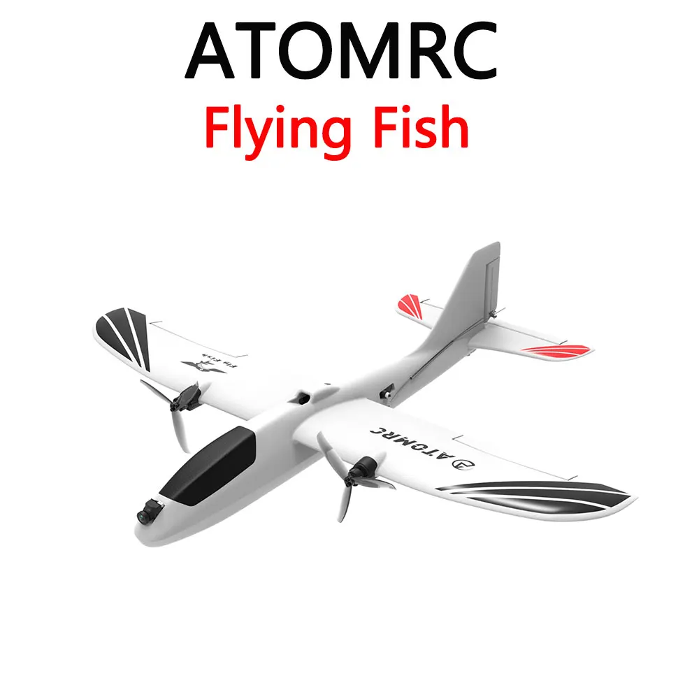 ATOMRC Fixed Wing Flying Fish 650mm Wingspan FPV Aircraft RC Airplane PNP/FPV PNP Outdoor Toys for Children