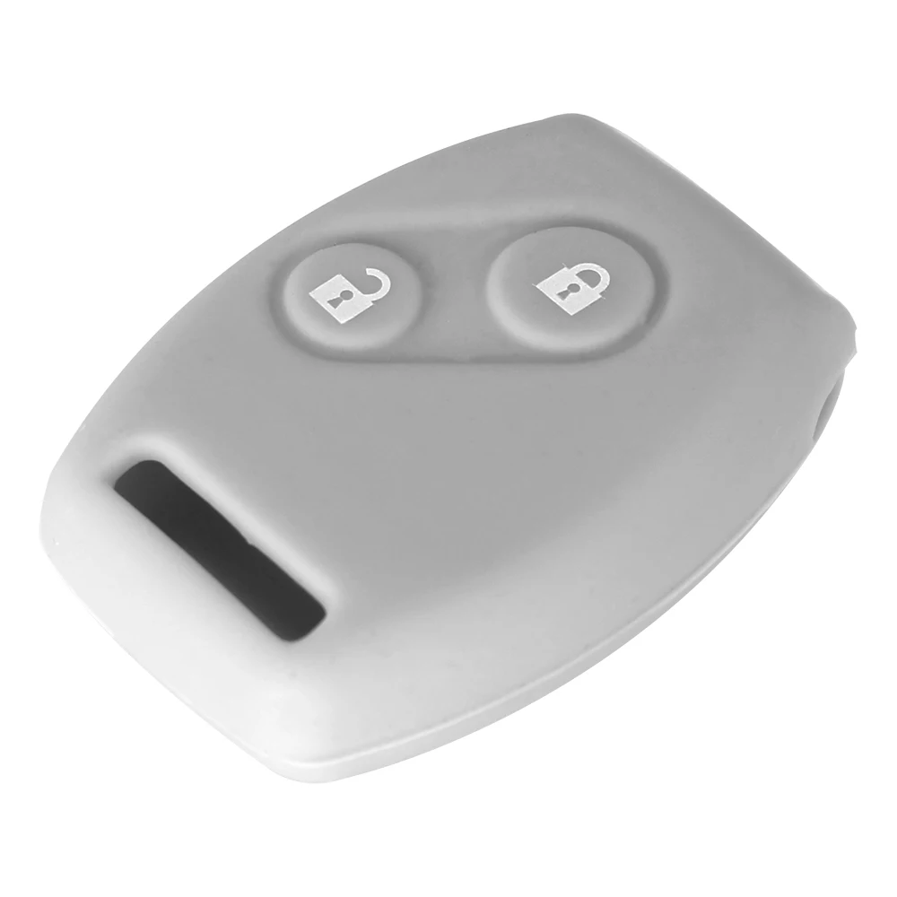 KEYYOU силиконовый для ключа автомобиля Fob чехол набор в виде ракушки держатель для Honda согласие CRV Civic Fit освобождается StepWGN два 2 кнопки дистанционного управления