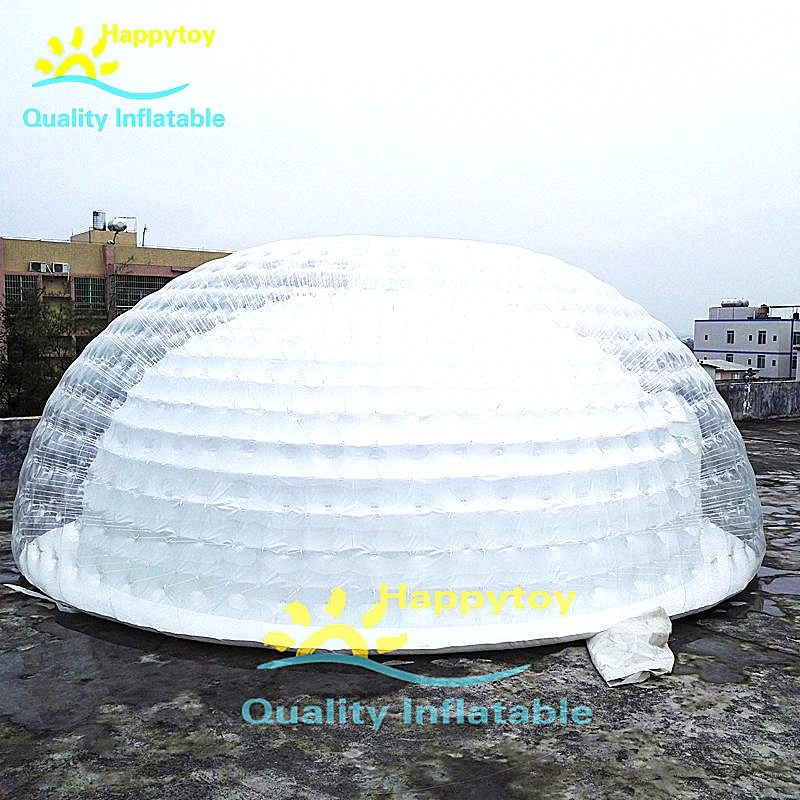 Надувной igloo для события wawn tarty прозрачный шатер Пузырь ПВХ igloo палатка