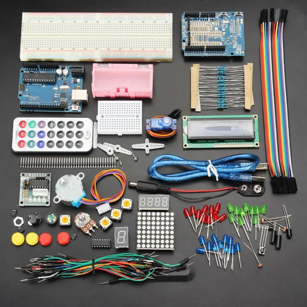 Обновленный базовый Стартовый Комплект UNO R3 без батареи Geekcreit для Arduino-продукты