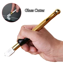 

1PC Upgrade Diamond Glass Cutter 185mm Carbonization Tungsten Alloy Glasses Cutters For Hand Tool Glass Cutting High Quality