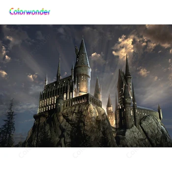 

Harry-magic Hogwarts Castl Islands Backgrounds For Photography Baby Newborn Portrait Scene Children Photo Backdrop Vinyl Custom