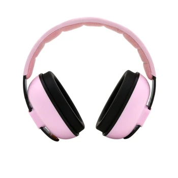 

Adjustable Baby Earmuffs Hearing Protection Ear Defenders Noise Reduction For 3 Months-5 Years Old Child Baby(Pink)