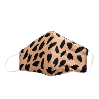 

Adult Face Mask Leopard Print Adjustable Washable Three-Dimensional Washable and Reusable Unisex Mouth Cover Mask Mascarillas