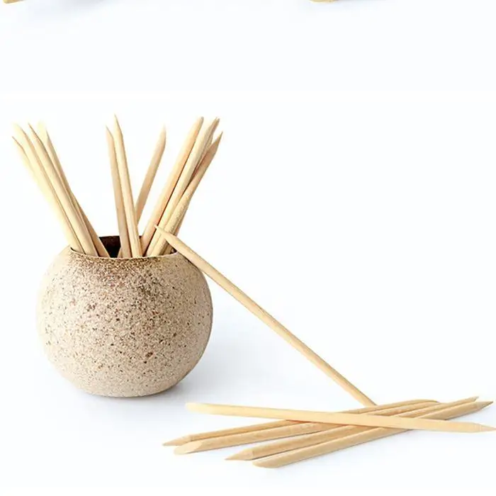 Double Ended Wooden Stick Pusher Remover Daily Life, Professional Salon, etc. Manicure Pedicure Tools Kit