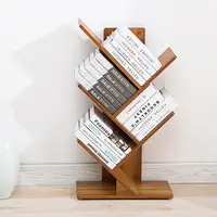 Bamboo Student Bookshelf Simple Book Holder Living Room 5