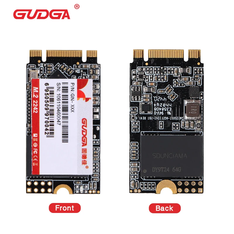 GUDGA m.2 SSD NGFF SATA3 2242 64 Гб 256 ГБ 512 HDD мм M2 SATA 1 ТБ 2 120 240 жесткий диск для ноутбука и