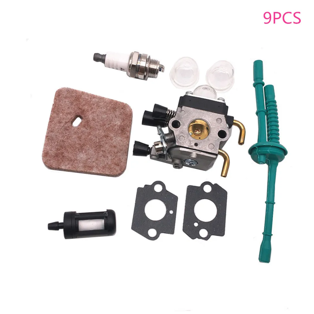 Carburetor Kit for STIHL FS38 FS45 FS46 FS55 KM55 HL45 FS45C FS85 StringTrimmer Weed Eater with Air Fuel Filter Line Gasket Carb - Image 2