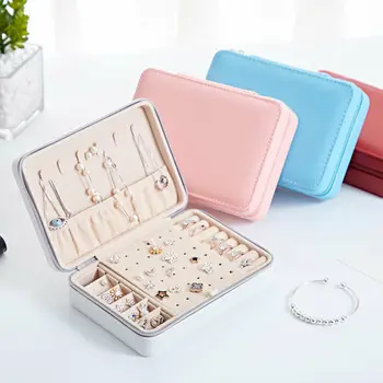 

4 Colors Ring Necklace Bracelet Jewellery Display Box Storage Vintage Case Organizer
