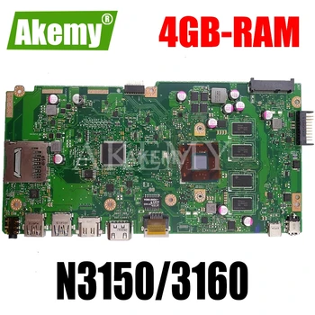 

NEW!X540SA laptop mainboard 4GB-RAM N3150/3160 CPU REV 2.0 For Asus X540 X540S X540SA X540SAA laptop motherboard Test ok