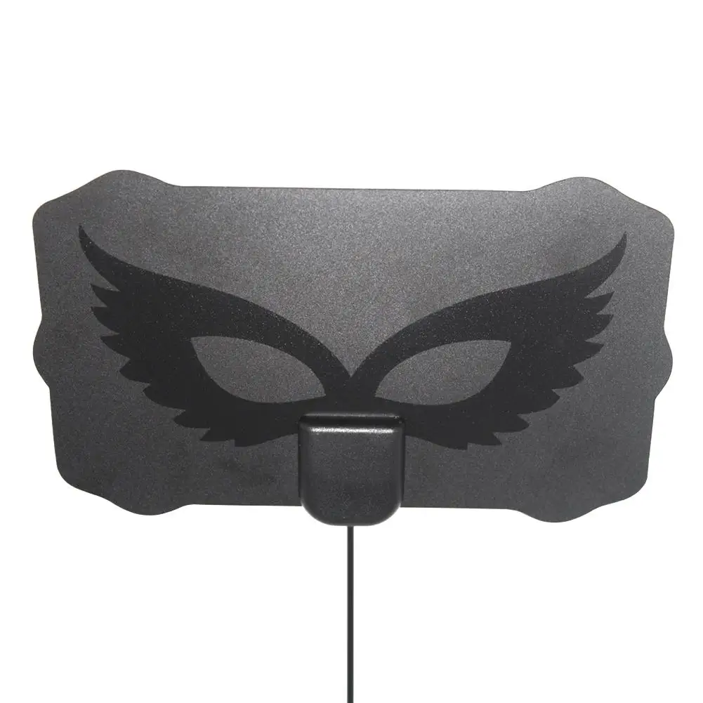 999 Miles Halloween Mask Shape 1080P Digital HD TV Indoor TV Antenna with Amplifier Signal Booster TV Antenna Enhancer
