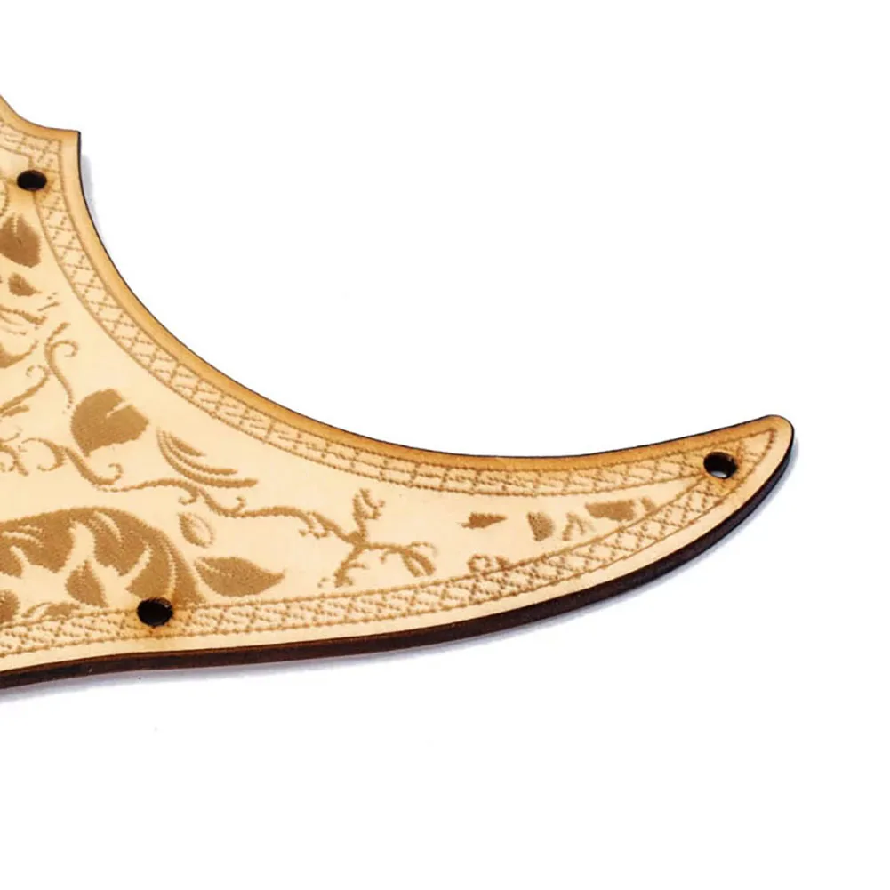 Деревянная Гитара Pickguard клена с декоративным цветочным узором гитарное защитное покрытие для Fender ST электрогитары