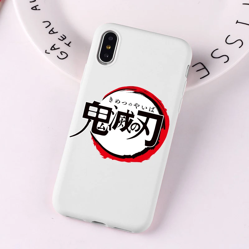Чехол для телефона Kamado Nezuko Kimetsu no Yaiba Demon Slayer для iPhone 6 7 8 Plus X XS 11 Pro MAX XR Japan Anime - Цвет: --- W