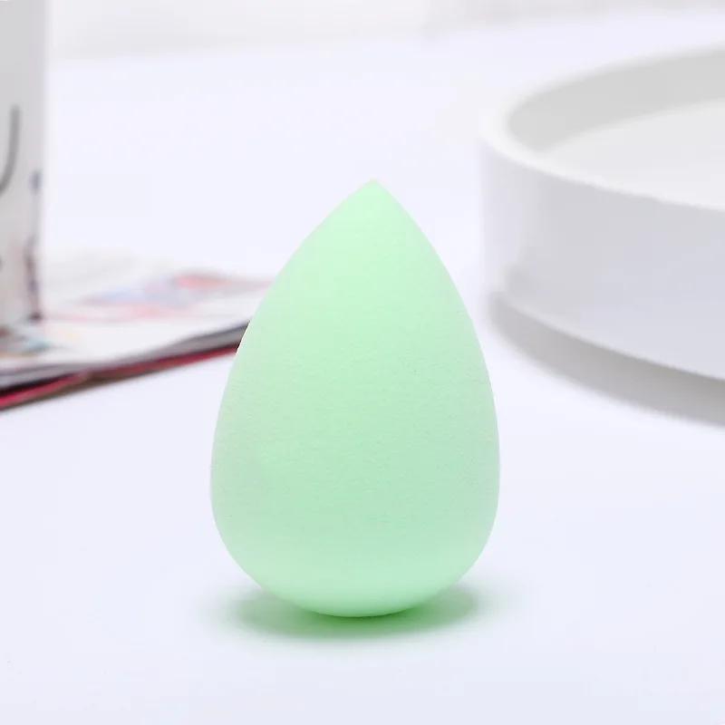 4*6 Fine A Tastes Non-latex Puff Water Droplet Gourd Miter Puff Facial Cleaning Puff Cotton Puff Cosmetic Egg Water Larger