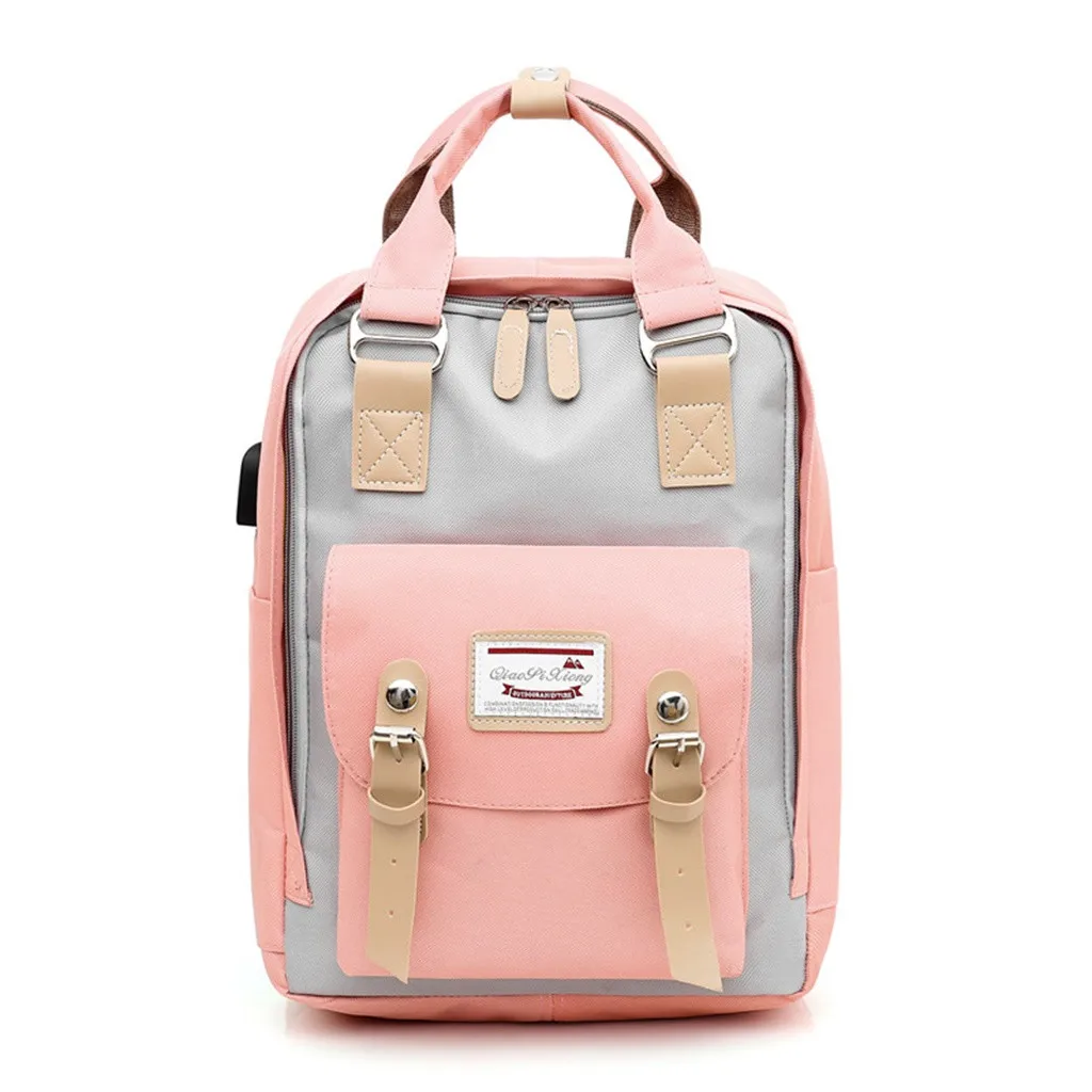 

OCARDIAN School Backpack for girls children backpacks Waterproof Mummy Bag Multi-function Backpack Wild Large Capacity G0821#10