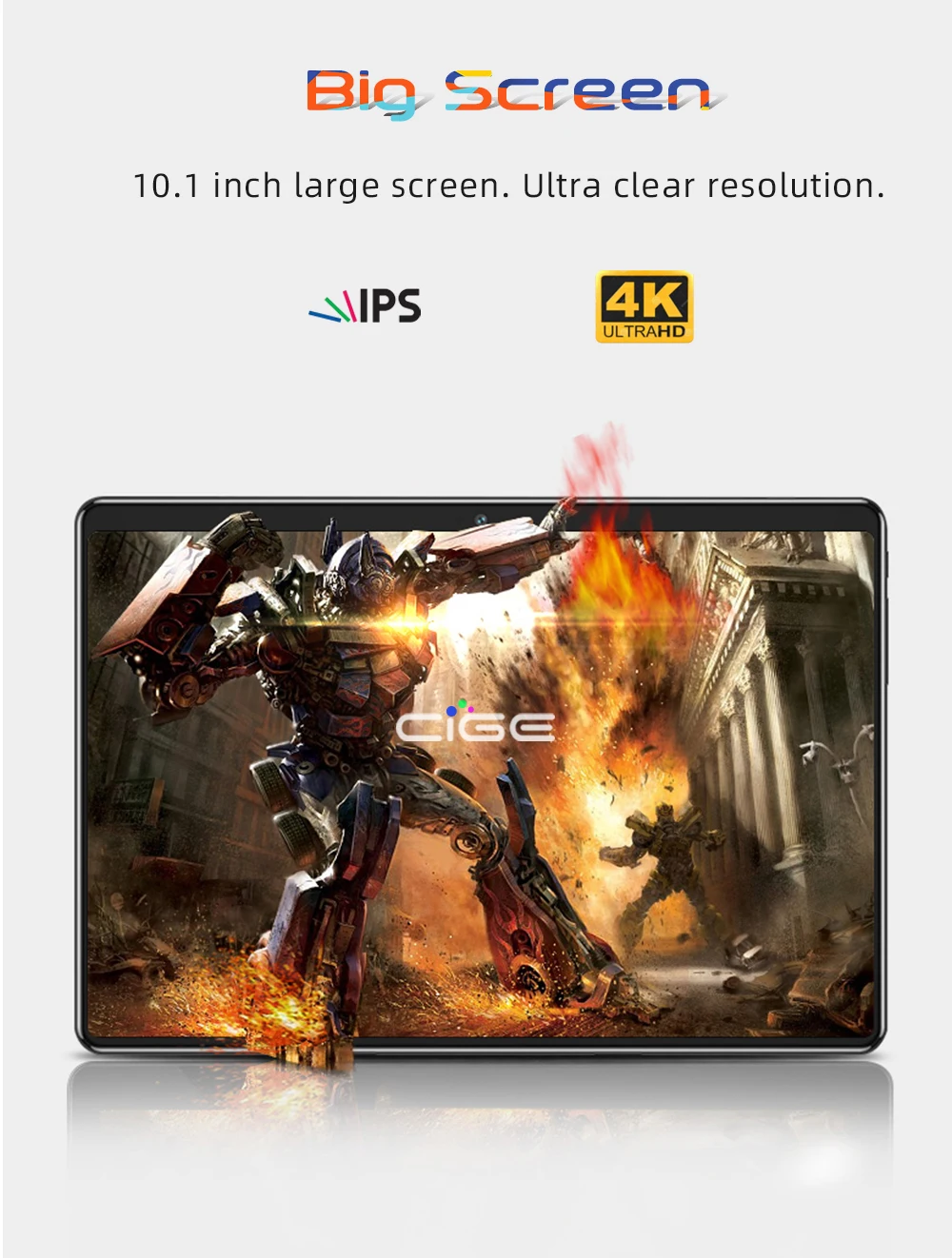 1920X1200 10,1 дюймов Android 9,0 Tablet pc 10 core 4G Lte телефонные звонки планшеты 6 Гб ram 64 Гб rom dual wifi band 2,4G 5G dual sim
