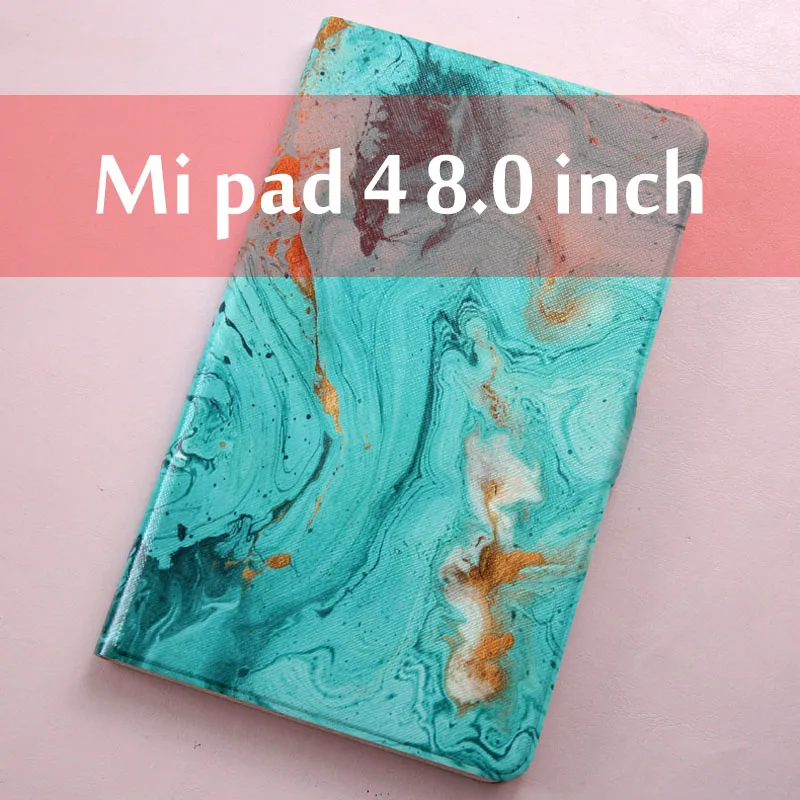 Модный раскрашенный флип-чехол из искусственной кожи для Xiaomi mi pad 4 чехол 8,0 дюймов чехол для планшета mi pad 4/mi pad4 чехол - Цвет: Style 10