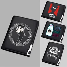 Mob Psycho 100 Длинный кошелек из искусственной кожи короткий кошелек унисекс ID Card Holder Женская сумочка для денег Аниме Бумажник женский клатч