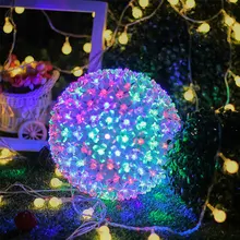 100 светодиодный s/200 светодиодный s/300 светодиодный s цветущая вишня светодиодный светильник-гирлянда Рождественская декоративная лампа цветочный шар подвесной светильник s вечерние домашний декор